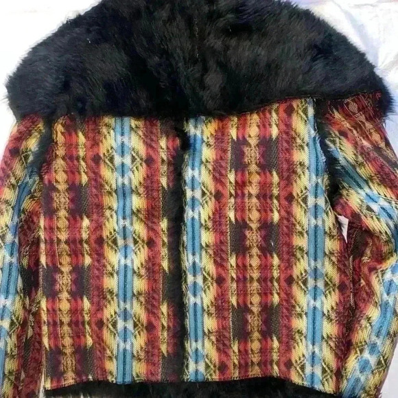 UNIF Aztec print faux fur jacket - Picture 9 of 9